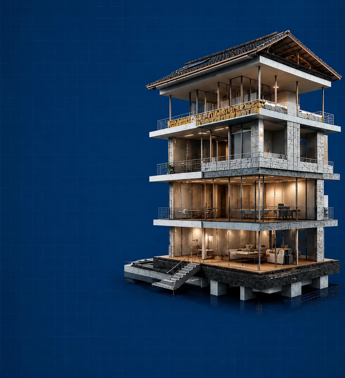 Barok Yapı building process from foundation to roof