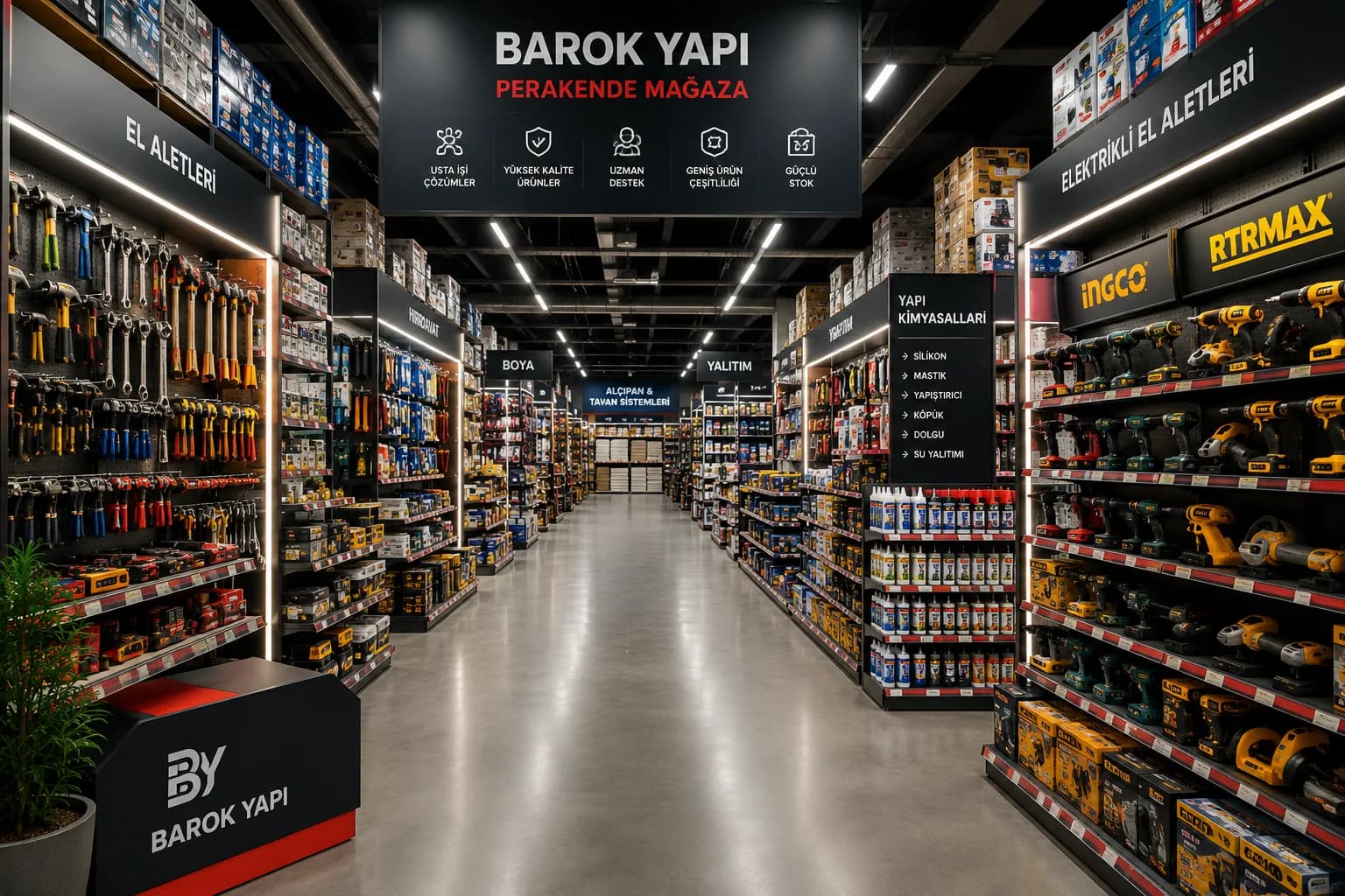 Raflı Ürün Alanları